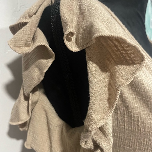 Ruffle Cap Sleeve Tiered Jersey Babydoll Dress - Picture 4 of 4